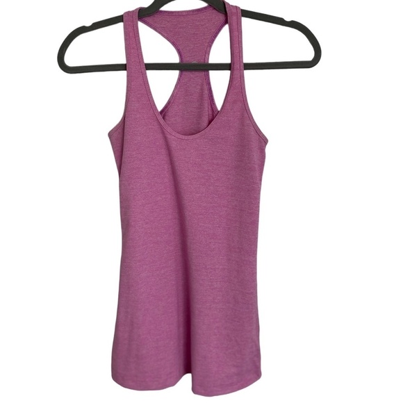 Lululemon Cool Racerback Tank Heathered Smoky Rose Size 4 - Picture 6 of 10